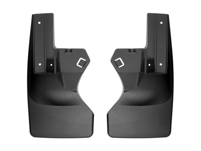 WeatherTech Rear MudFlaps (2PC, Black): Jeep Gladiator 2020 - 2025