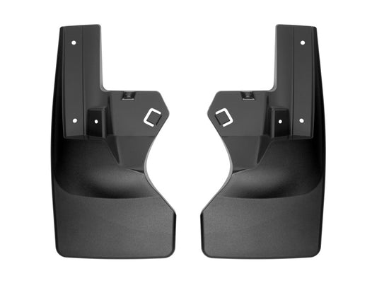 WeatherTech Rear MudFlaps (2PC, Black): Jeep Gladiator 2020 - 2025