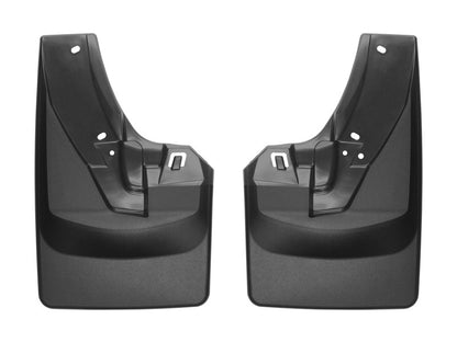 WeatherTech Front MudFlaps (2PC, Black): Ram 2500 & 3500 2019 - 2025 (w/ Fender Flares)