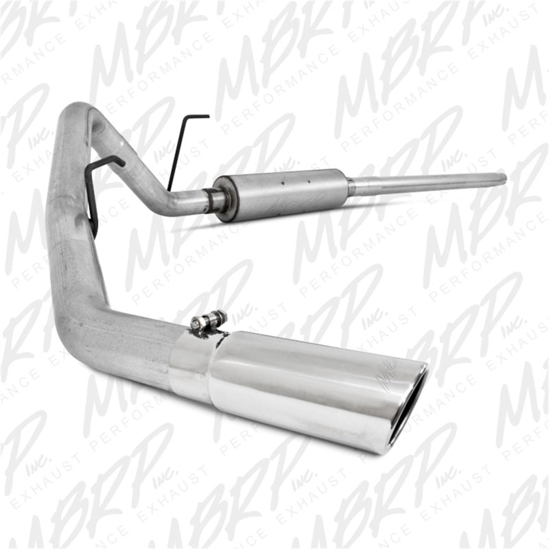 MBRP 3in. Aluminum Cat-Back Single Side Exit Exhaust | Ford F150 EC/CC-SB (04-08) (S5200AL)