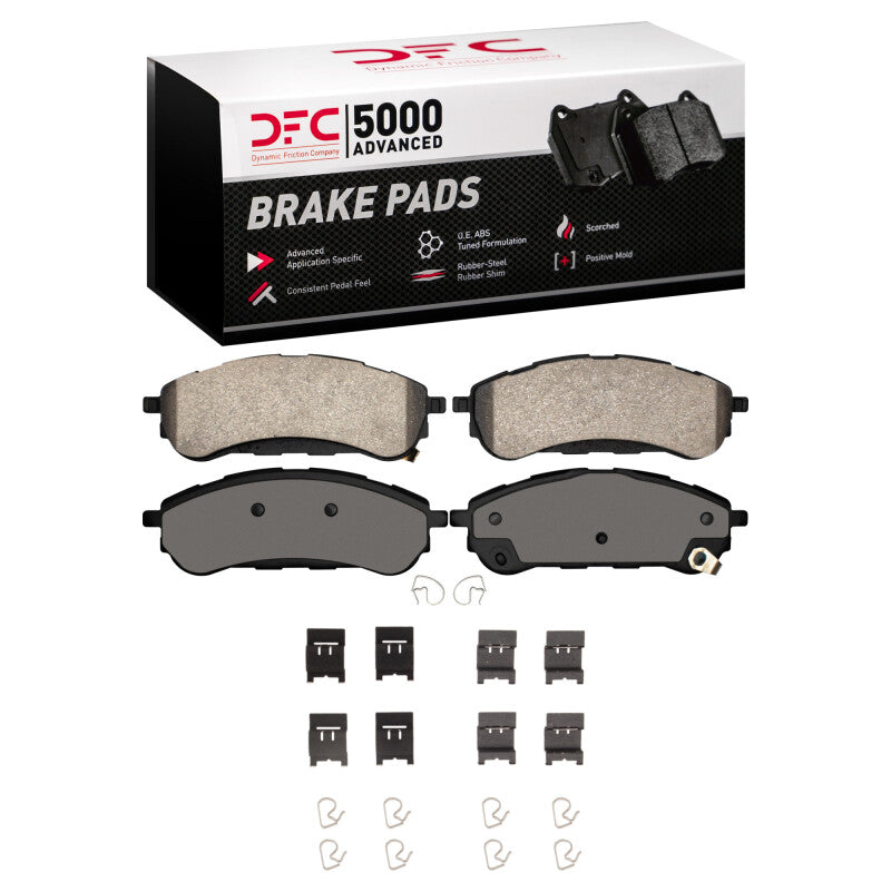 DFC 5000 Advanced Ceramic Rear Brake Pads & Hardware Kit | Ford Ranger (19-23) (1551-2208-01)
