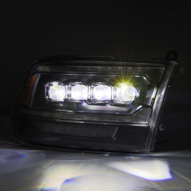 AlphaRex NOVA LED Projector Headlights (Black): Dodge Ram 2009 - 2018 (1500, 2500 & 3500)
