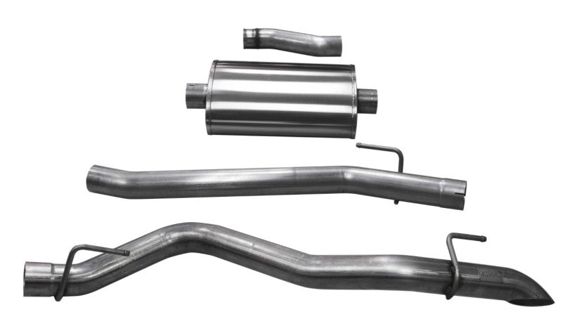 Corsa Sport Cat-Back Exhaust System (Turn Down Exit): Jeep Gladiator 3.6L V6 2020 - 2025