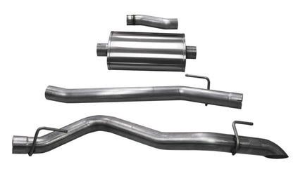 Corsa Sport Cat-Back Exhaust System (Turn Down Exit): Jeep Gladiator 3.6L V6 2020 - 2025