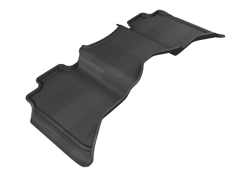 3D MAXpider ACE Kagu Rear Floormats (Black): Ram Crew Cab 2009 - 2018 (1500, 2500, 3500)