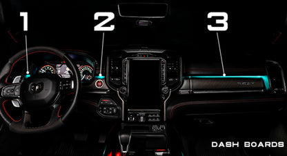 Oracle Lighting Complete Interior Ambient Lighting ColorSHIFT RGB Conversion Kit: Ram 1500 2019-2024
