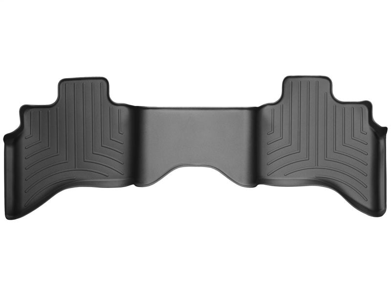 WeatherTech FloorLiner Rear Floor Mats (Black): Dodge Ram 1500 2009 - 2018 (Extended & Quad Cab)