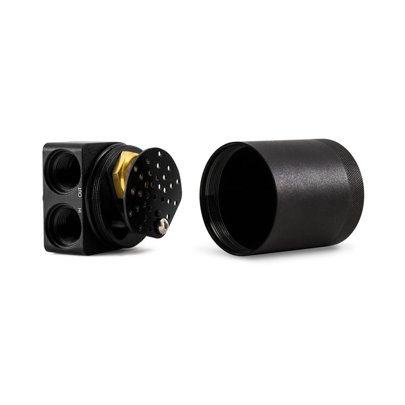 Mishimoto Baffled Oil Catch Can (FRONT): Jeep Wrangler JK 2007-2011 3.8L