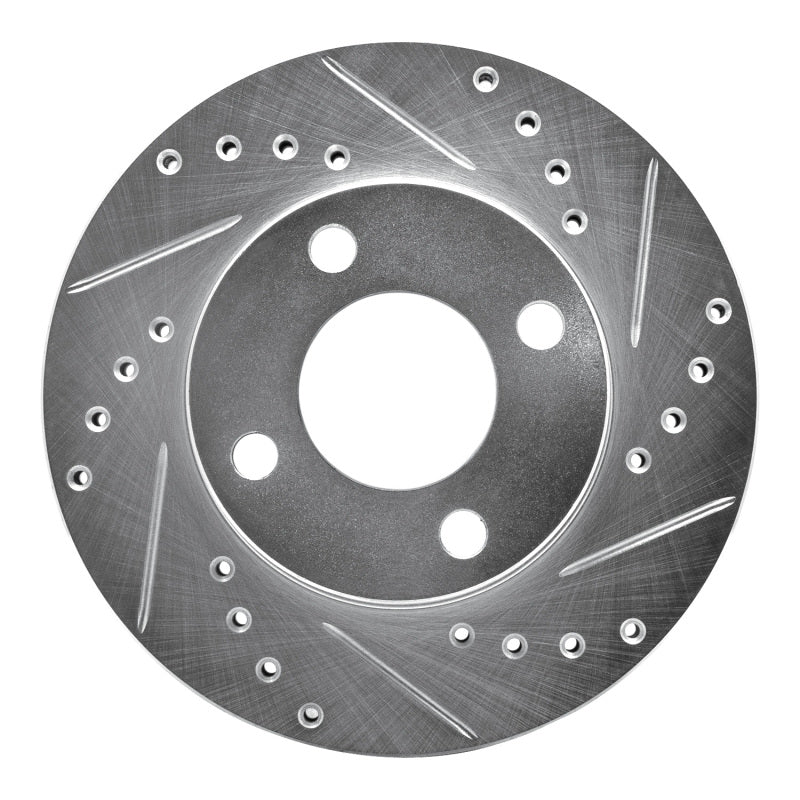 R1 90-91 Audi 90 Quattro Front Right Drilled & Slotted Brake Rotor | Ford Ranger (19-26) (631-73016R)
