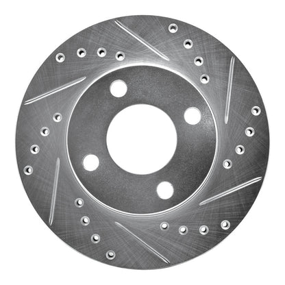 R1 90-91 Audi 90 Quattro Front Right Drilled & Slotted Brake Rotor | Ford Ranger (19-26) (631-73016R)