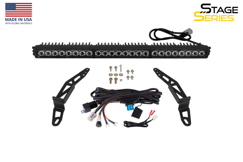 Diode Dynamics Jeep 2018 SS30 Bumper LED Kit Sport White Driving ABL | Jeep Wrangler JL (18-25) (DD8717)