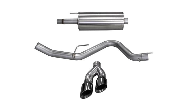 Corsa Black Sport Dual Exhaust | Ford F-150 (15-17, 18-20) 5.0L V8 (14837BLK)