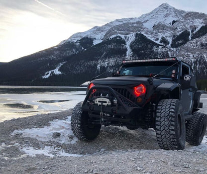 ORACLE Lighting ColorSHIFT 7in LED Headlights (FRONT): Jeep Wrangler (07-18) - Black