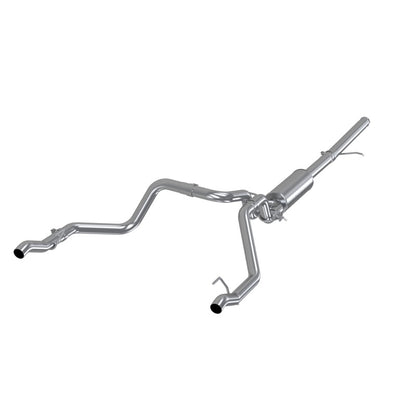 MBRP 2.5in Dual Rear Exit Alum Cat-Back Exhaust | Silverado/Sierra 1500 4.3L/5.3L (19+) (S5085AL)