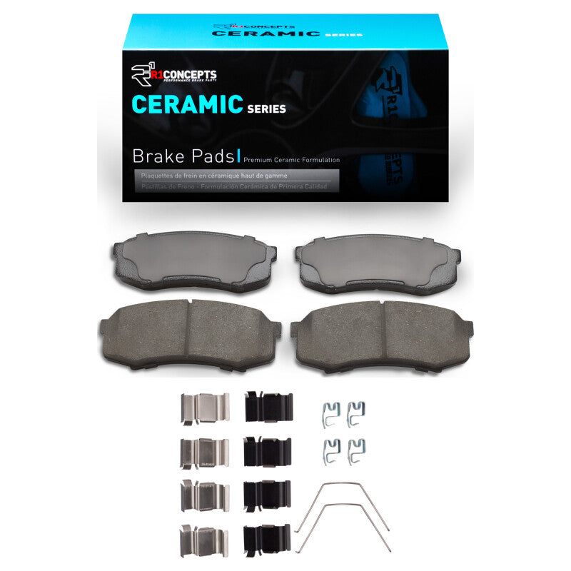 R1 Concepts 2003-2024 Lexus GX460 Rear Ceramic Brake Pads & Hardware Kit | Lexus GX460 (03-24) (2310-0606-01)