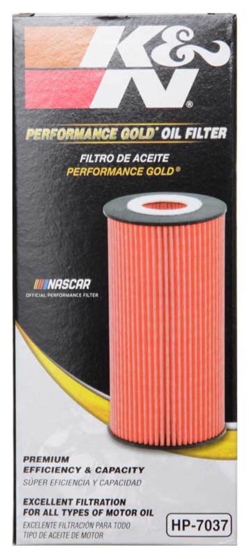 K&N 1.938in OD x 5.5in H Oil Filter | Ford Ranger (19-26) / Bronco (21-26) (HP-7037)