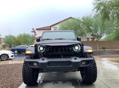ORACLE Lighting Oculus Bi-LED Projector Headlights: Jeep Gladiator / Wrangler JL (18-24)