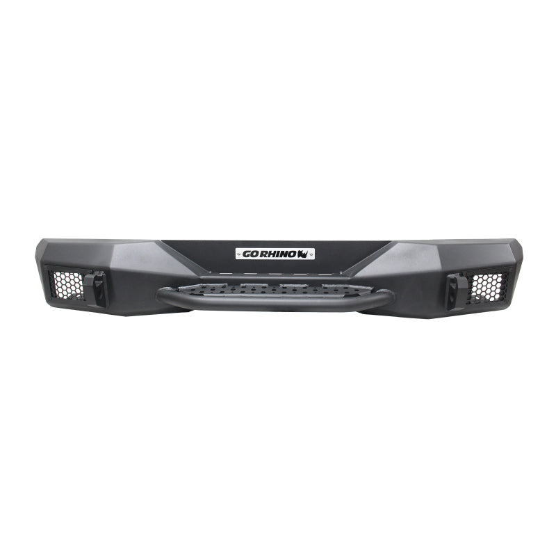 Go Rhino Rockline Stubby Rear Bumper: Jeep Wrangler JL 2018-2026