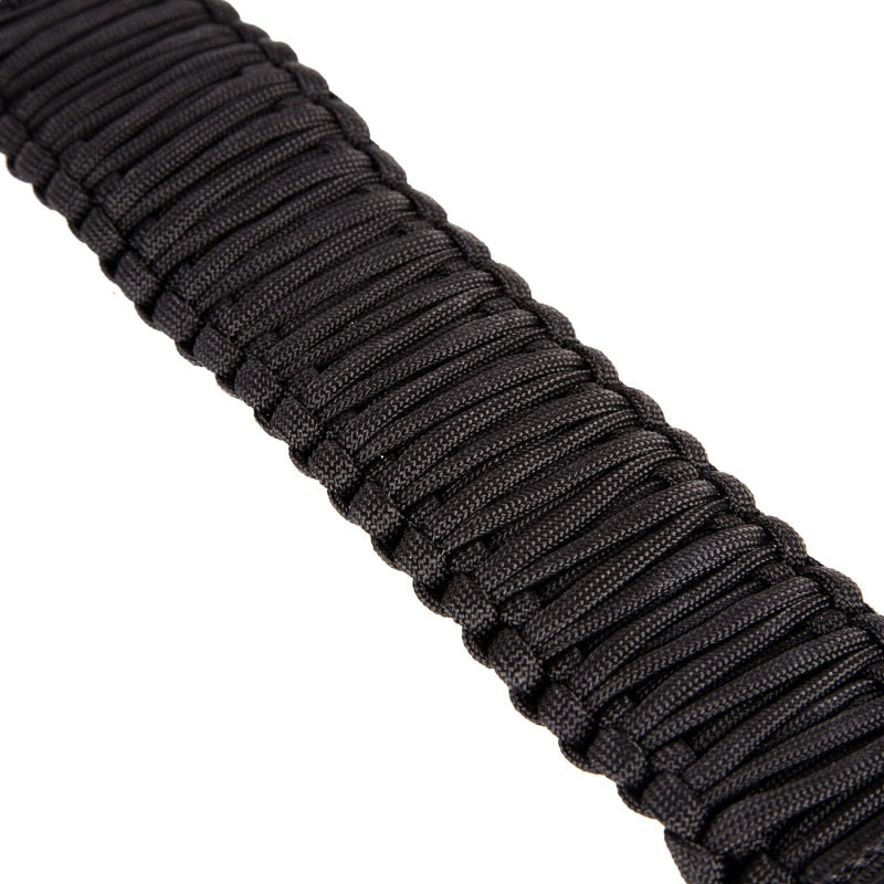 Rugged Ridge Paracord A-Pillar & Seat Mount Grab Handle (PAIR): Jeep Wrangler (07-18) - Black