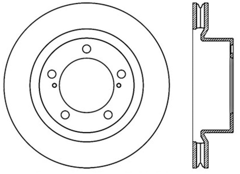 Stoptech Cryo-Treated Disc Brake Rotor | Land Cruiser / LX570 (08-21) (120.44162CRY)