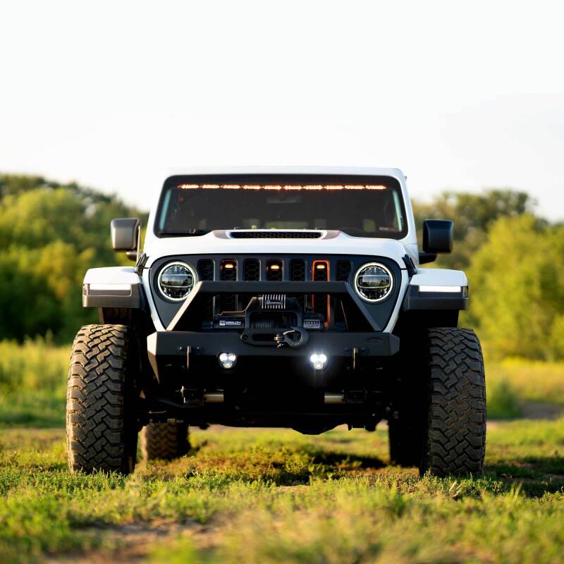 KC HiLiTES 97147 2 LED Fog Lights Kit | Jeep Wrangler JL / Gladiator JT (18-25 / 20-23) (97147)