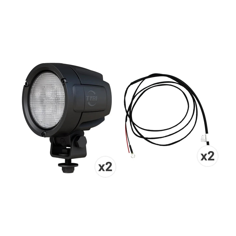 D8 Pair With Wiring Harnesses LED offroad accessory | Iron Ridge Offroad