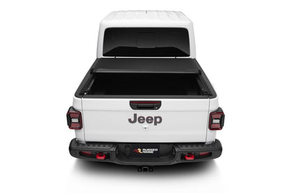 Rugged Ridge Armis Soft Rolling Bed Cover: Jeep Gladiator (18-26) - Matte Black Fabric