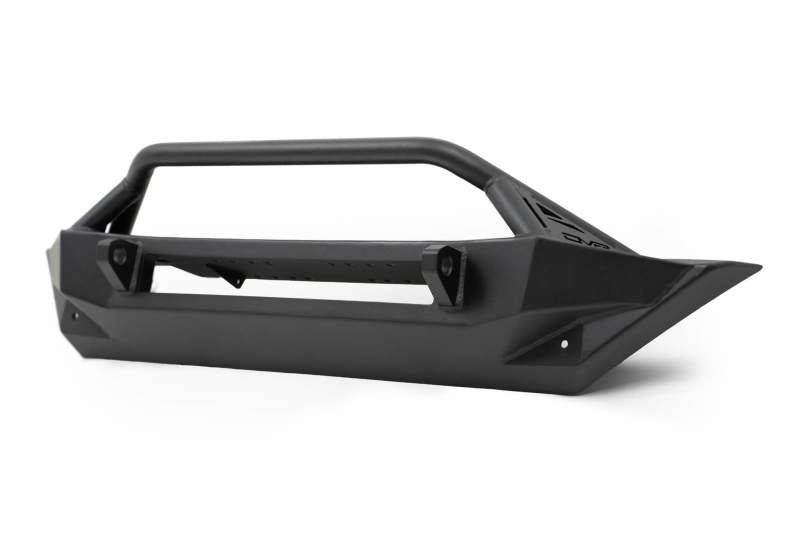 DV8 Offroad FS-1 Series Stubby Front Bumper: Jeep Gladiator / Wrangler (18-26) - Black Powder Coat