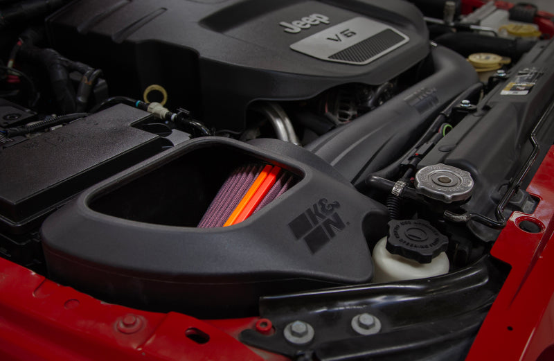 K&N NextGen Cold Air Intake (FRONT): Jeep Wrangler JK 2012-2018 3.6L