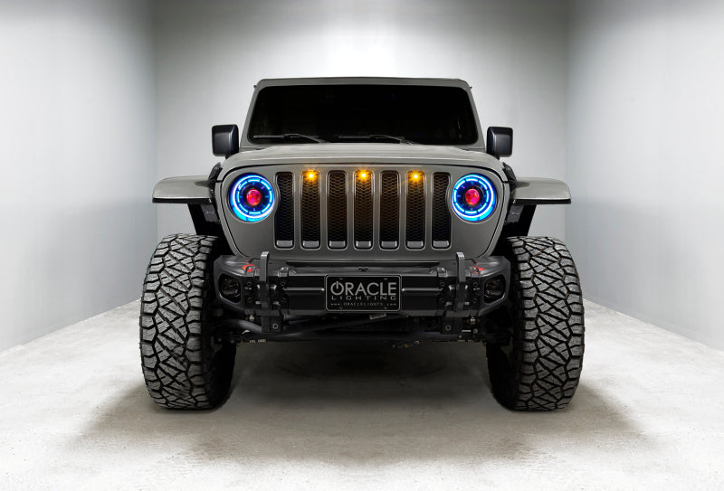 ORACLE Lighting Bi-LED Projector Headlights w/ BC1 Controller: Jeep Gladiator / Wrangler JL (18-24)