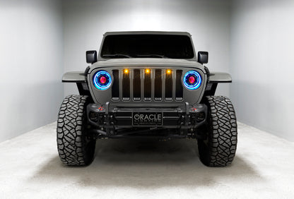 ORACLE Lighting Bi-LED Projector Headlights w/ BC1 Controller: Jeep Gladiator / Wrangler JL (18-24)