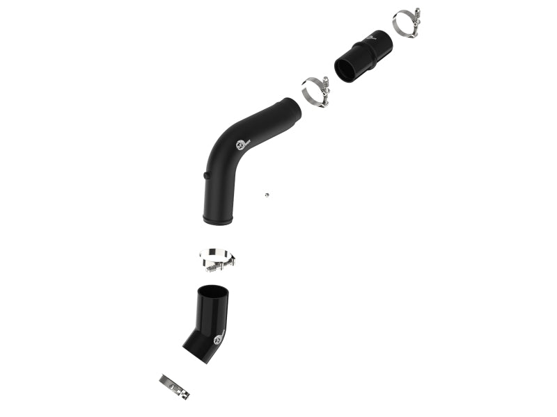 aFe BladeRunner Hot Charge Pipe 3.5" (REAR): RAM 2500/3500 2019-2023 6.7L Cummins