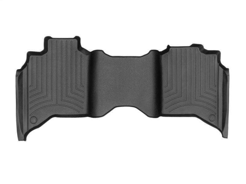 WeatherTech FloorLiner Rear Floor Mats (Black): Ram 2500 & 3500 2019 - 2025 (w/ 1st Row Bucket)