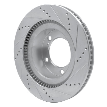 DFC Drilled & Slotted Silver Brake Rotor | Lexus LX570 (14-18)