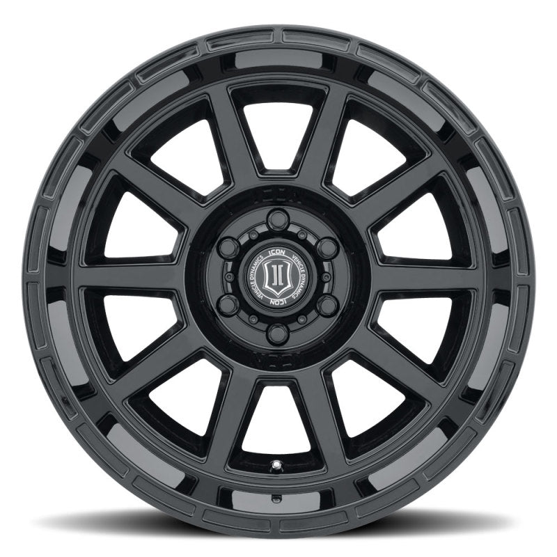 ICON Recoil 20x10 6x5.5 -24mm Offset Gloss Black Wheel | Ford Bronco (21-26) (6220108345GB)
