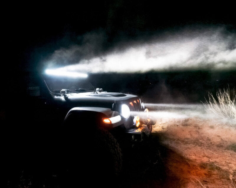 ORACLE Lighting Integrated Windshield LED Light Bar System: Jeep Wrangler / Gladiator (18-24)