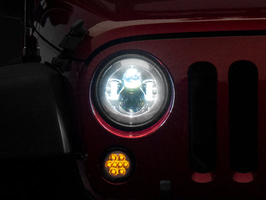 Raxiom 97-18 Jeep Wrangler Axial LED Daymaker Headlights | Jeep Wrangler (97-18) (J108043)