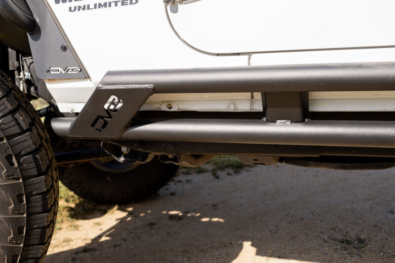 DV8 Offroad Rock Sliders | Jeep Wrangler JK 4-Door (07-18) (SRJK-07)