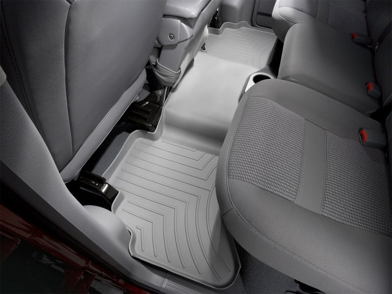 WeatherTech FloorLiner Rear Mats (GRAY): Dodge Ram Crew/Quad Cab 1500/2500/3500 (02-09)