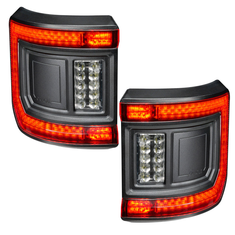 Oracle Lighting Flush Mount LED Tail Lights: Jeep Gladiator 2020-2024 w/ Tinted Lens