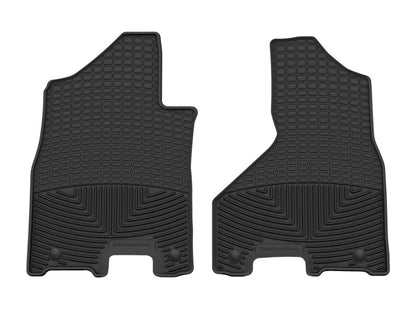 WeatherTech All-Weather Front Floor Mats (Black): Ram 2500 & 3500 2019 - 2025