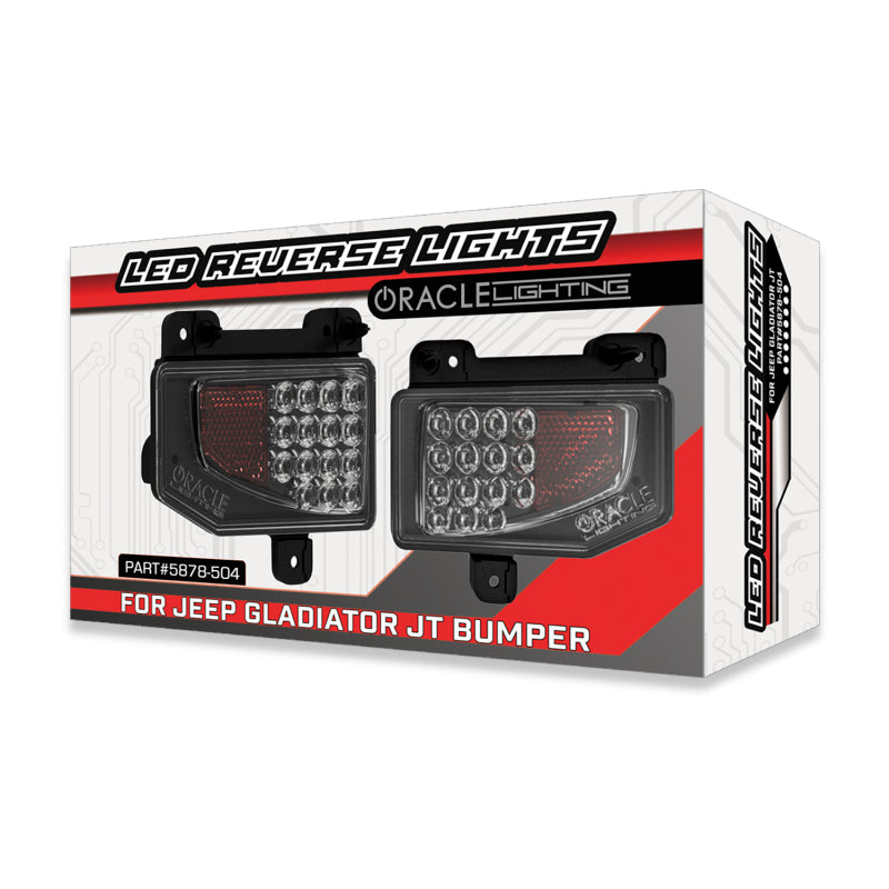 Oracle Lighting Rear Bumper LED Reverse Lights: Jeep Gladiator 2020-2024