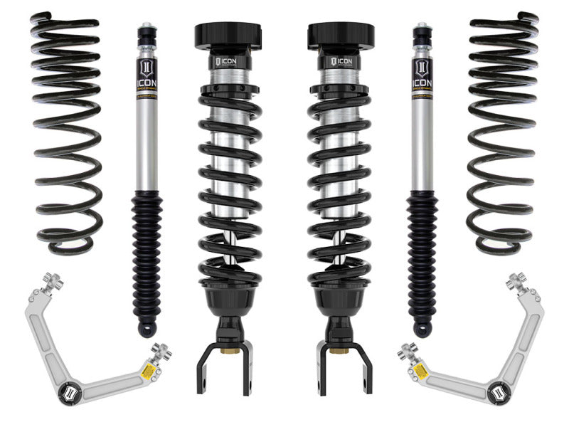 ICON Stage 2 Suspension System w/ Billet Upper Control Arms: Ram 1500 2019-2022