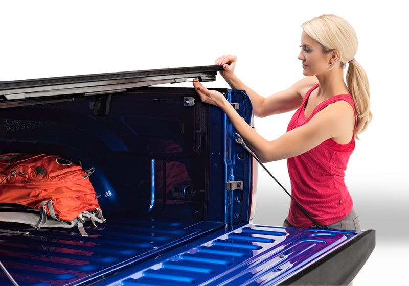 BAK BAKFlip MX4 Matte Finish Hard Folding Truck Bed Cover 5'7" w/ RamBox: Dodge Ram 1500 Classic