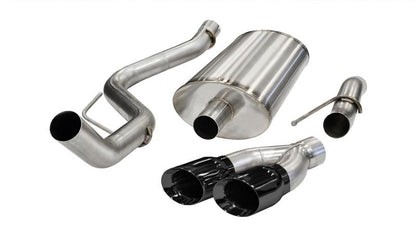 CORSA 6.2L V8 Black Sport Cat-Back Exhaust | Ford F-150 Raptor (10-14) (14387BLK)