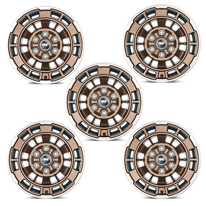 Ford Racing 17x8.5 Wheel Kit | Ford Bronco (21-23) (M-1007K-P1785BRN)