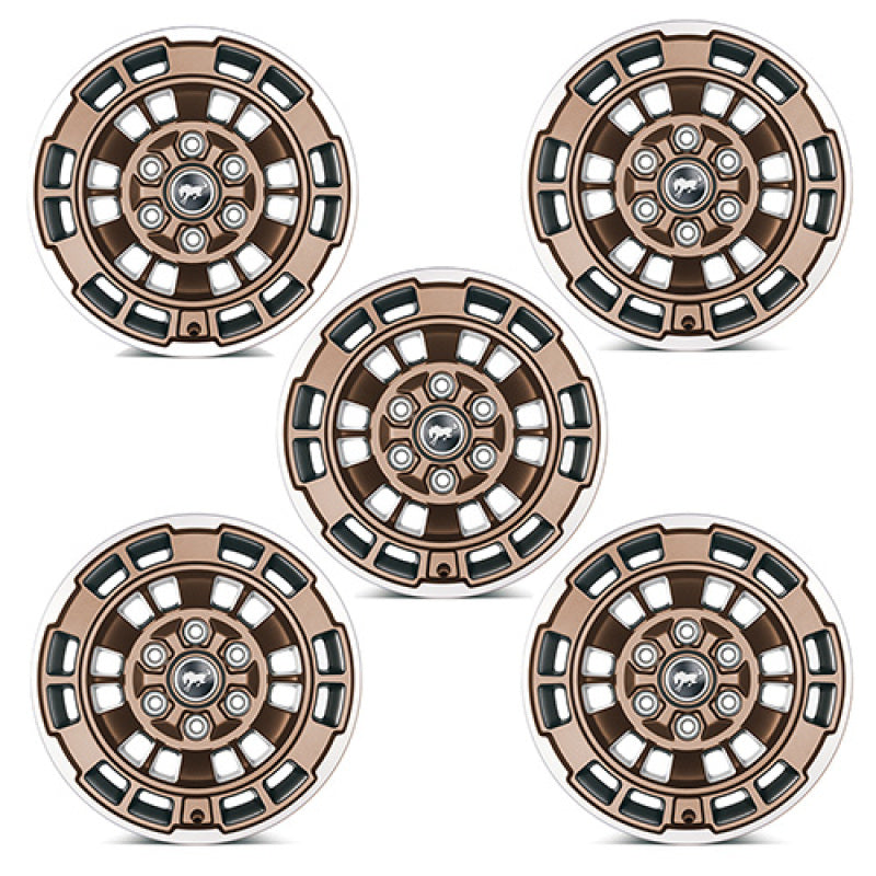 Ford Racing 17x8.5 Wheel Kit | Ford Bronco (21-23) (M-1007K-P1785BRN)