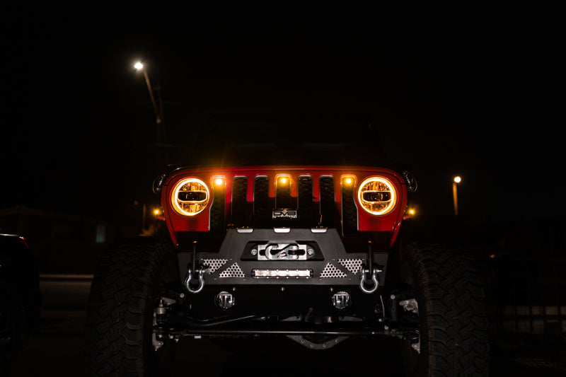 DV8 Offroad Amber Marker Lights: Jeep Wrangler (18-21) / Wrangler JK (18)