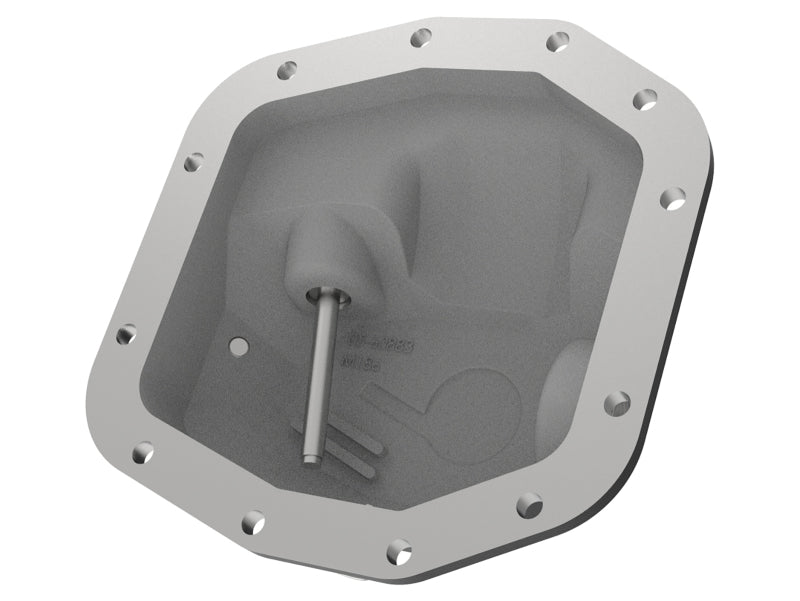 AFE Pro Series Front Differential Cover (Black w/Machined Fins): Jeep Wrangler JL 2018 - 2025 (w/ Dana M186)