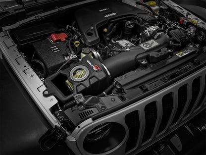 aFe Momentum GT Cold Air Intake System Pro GUARD7 Filter (F&R): Jeep Wrangler JL / Gladiator JT 2018-26 3.6L